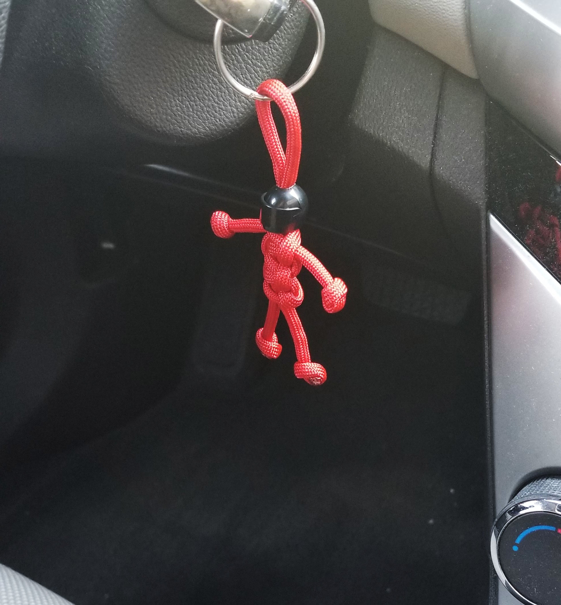 Firefighter Keychain, Paracord Buddy